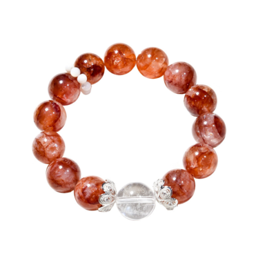 Red glue flower style 13.5mm