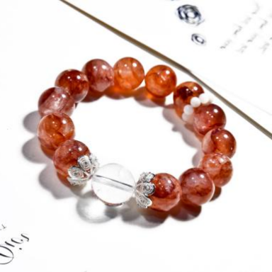 Red glue flower style 13.5mm