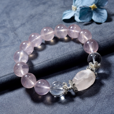 Rose Quartz Butterfly Type 1 16.5mm
