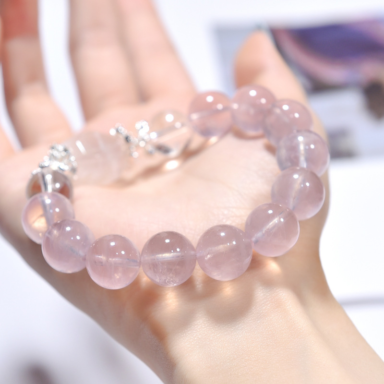 Rose Quartz Butterfly Type 1 16.5mm